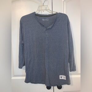 Under Armour Men's Gray Henley Shirt